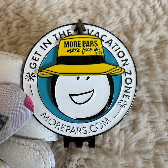 More Pars Hat Clip with Ball Marker