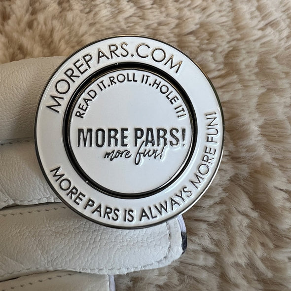 More Pars Poker Chip with Ball Mark