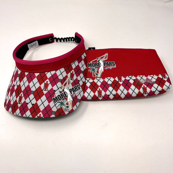 More Pars Glove It Women's Visors with Wristlets or 2-Way Zip